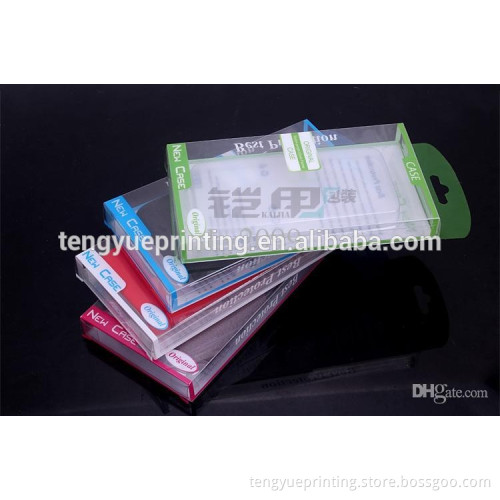 Soft fold recyclable clear plastic packaging box
